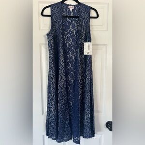 LuLaRoe Navy Lace Jacket
